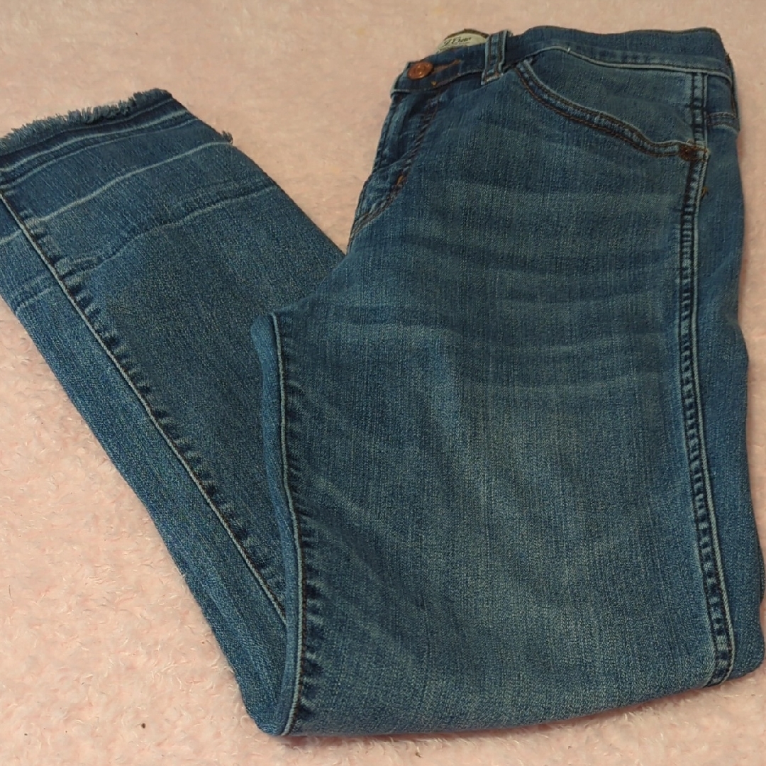 J. Crew Vintage Straight Blue Ankle Cropped Jeans